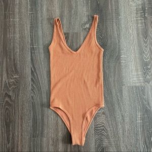 Ribbed tank bodysuit